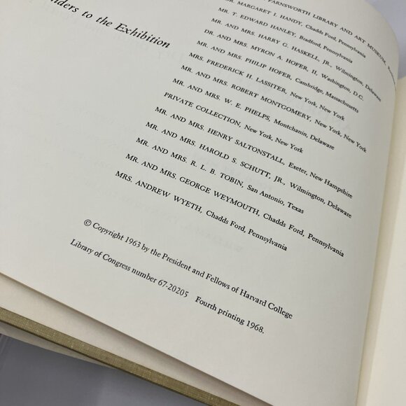 Andrew Wyeth: Dry Brush and Pencil Drawings Hardcover w/ Dust Jacket 1968 Book - Picture 8 of 8